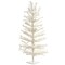 30-Inch Iced White Twig Tree with Metal Stand | Indoor Elegance | Festive Holiday Accents | Frosted Christmas Tree | Home & Office Decor